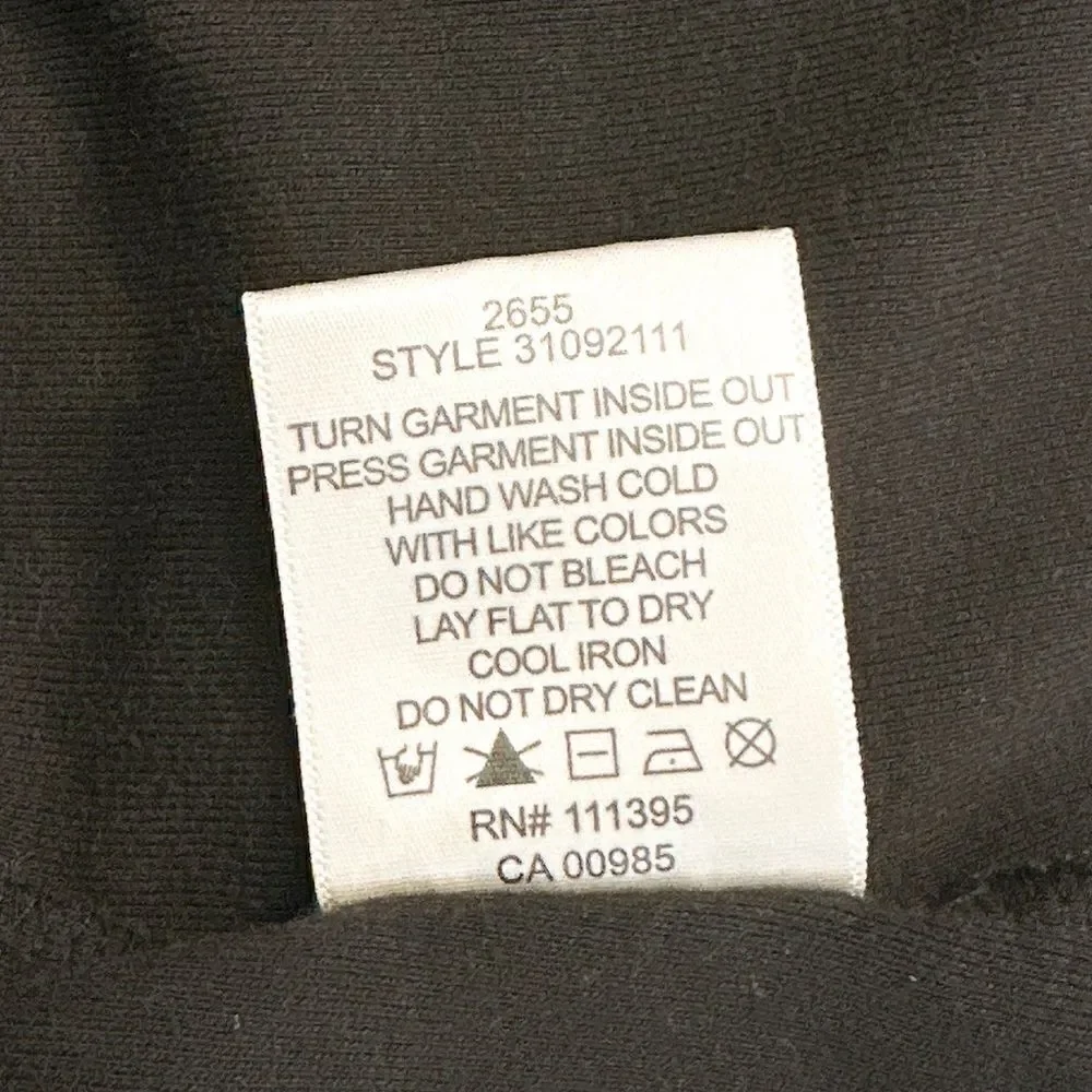 TORY BURCH Rhinestone Logo Black T-Shirt